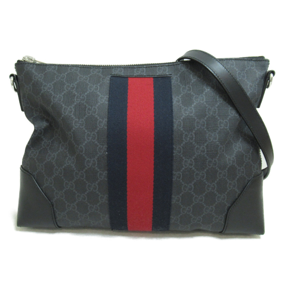 Gucci Webline Shoulder Bag Handbag Black